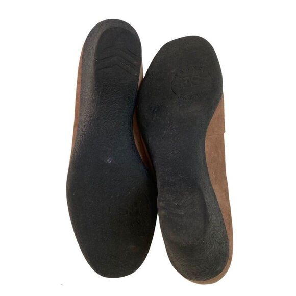 Franco Sarto Wedge Shoes Suede Beige 9 - Picture 10 of 10